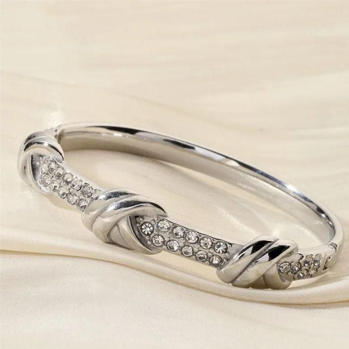 Bracciale Rigido Diamond Twist