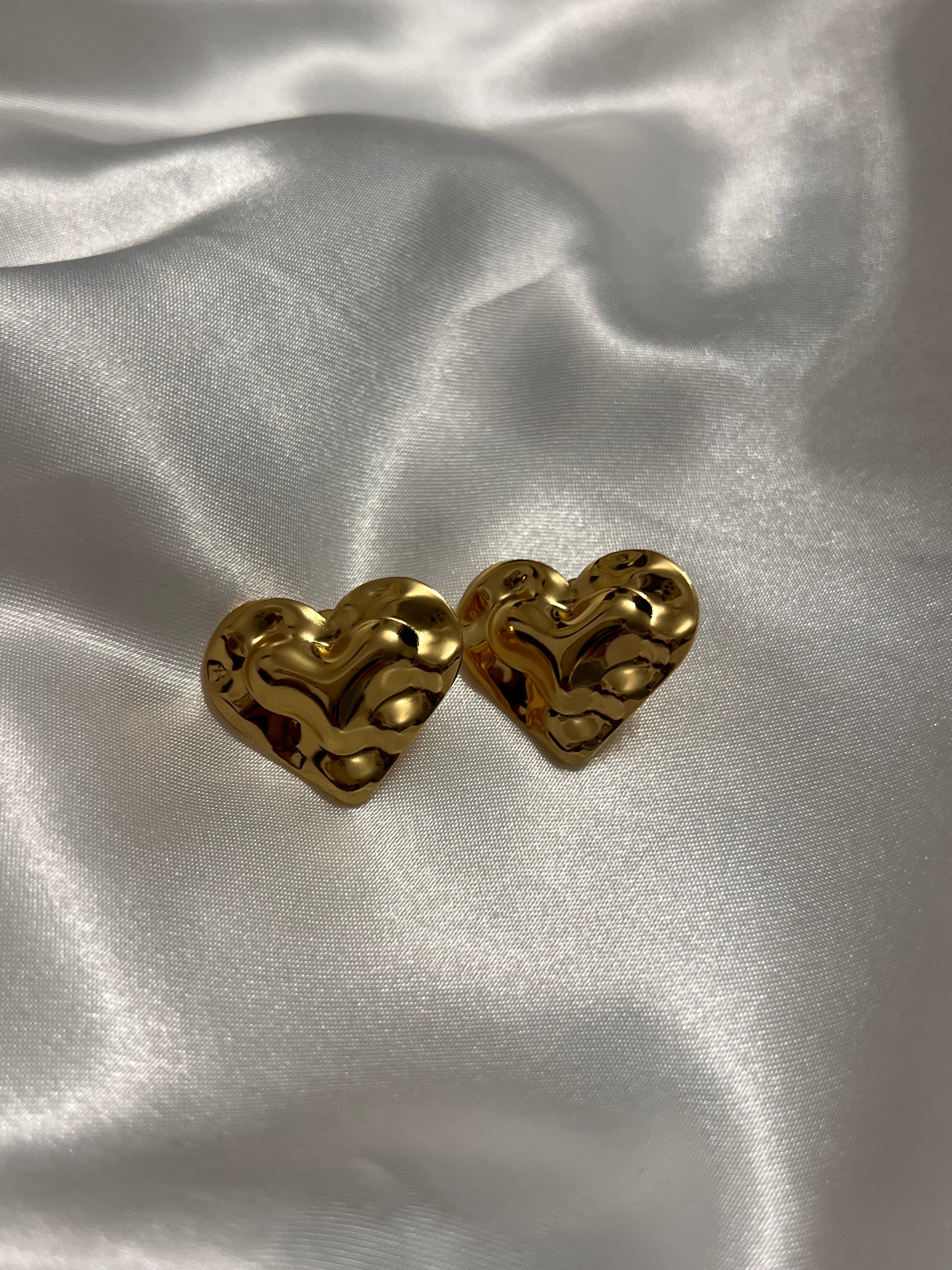 Orecchini "Cuore Scultoreo"
