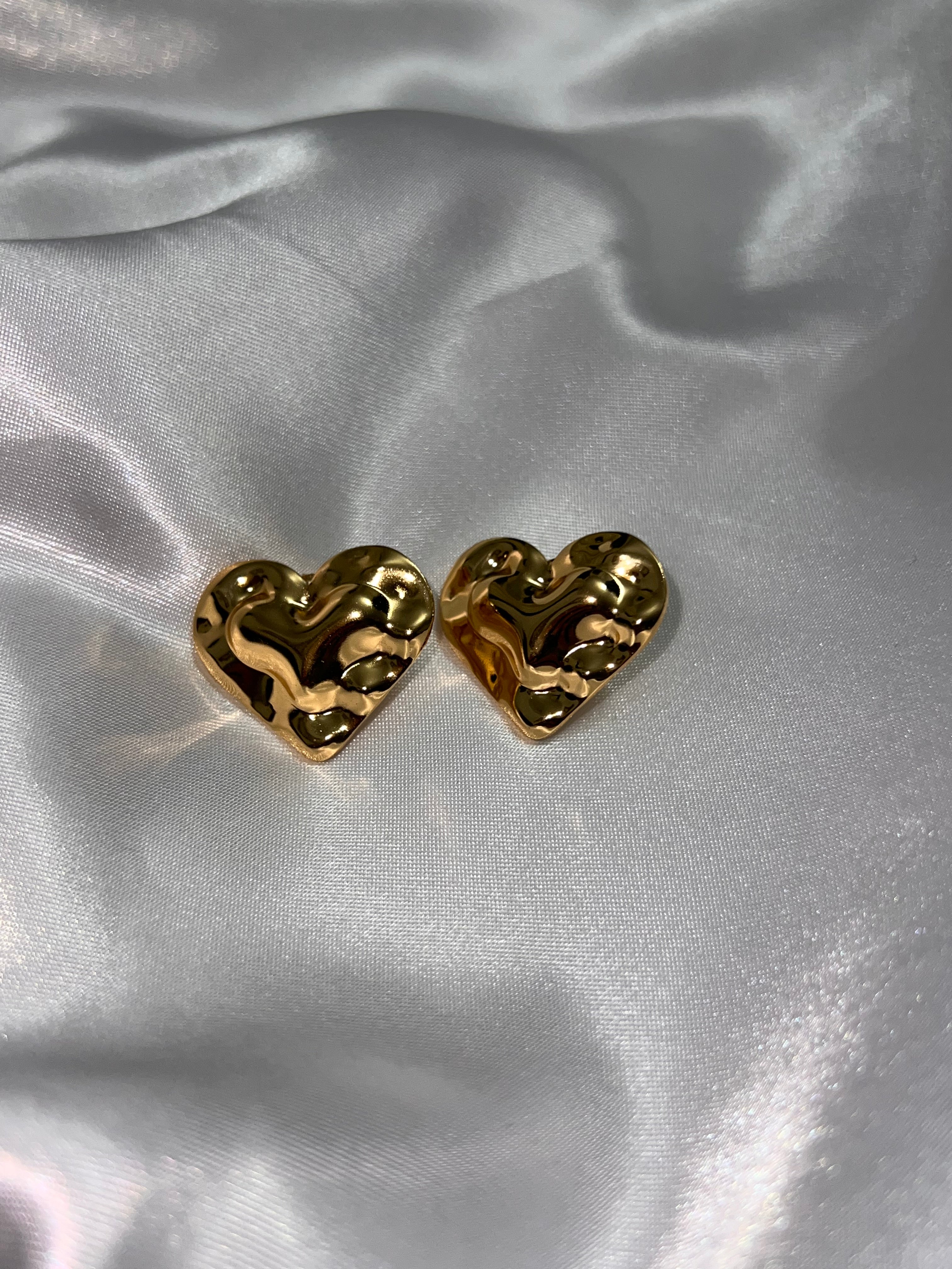 Orecchini "Cuore Scultoreo"