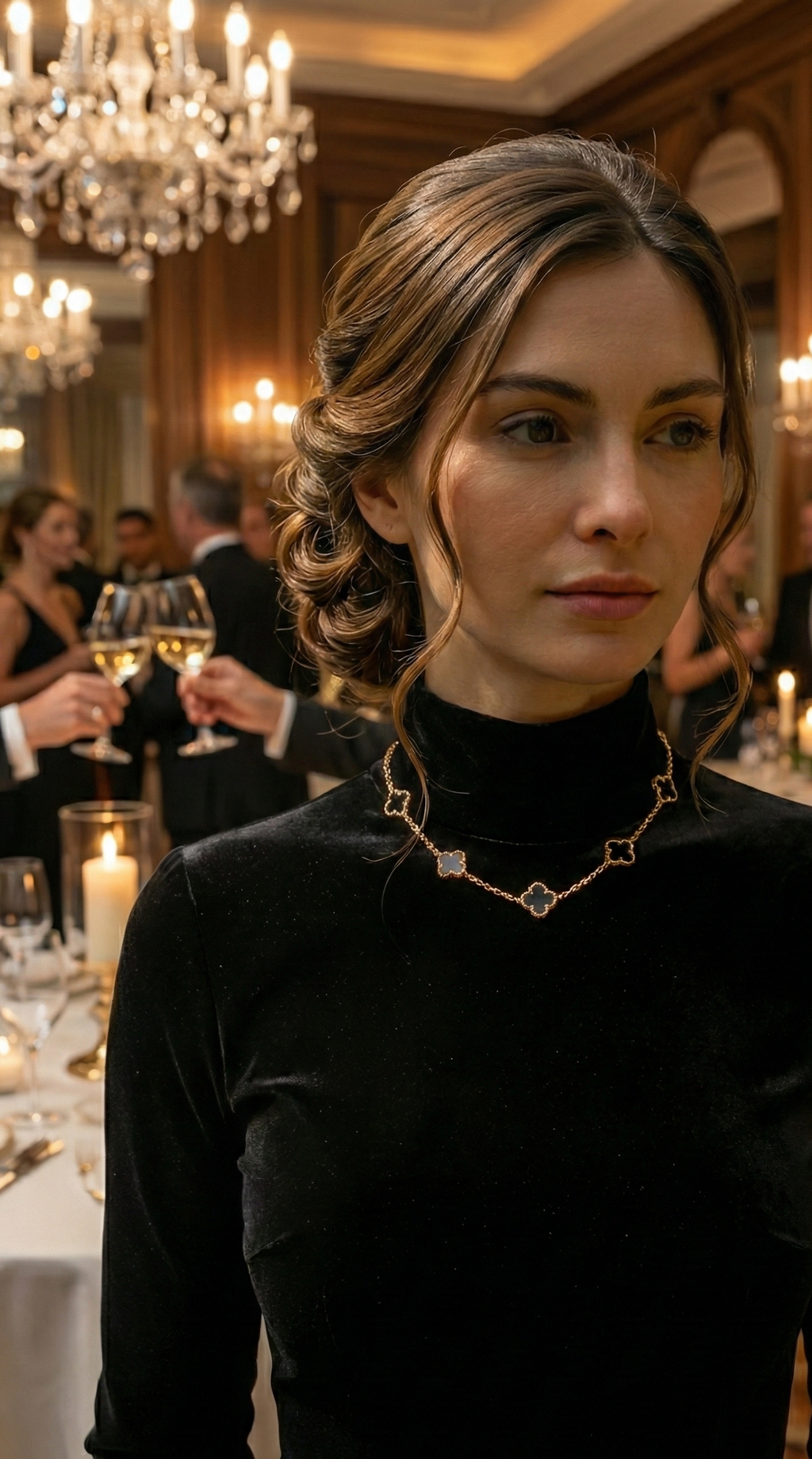 Collana Felicia Nera