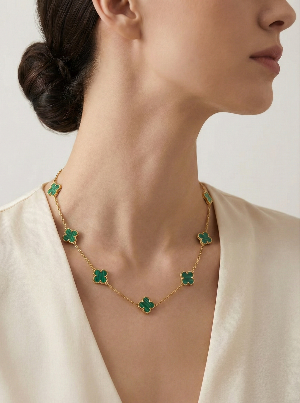 Collana Felicia Verde