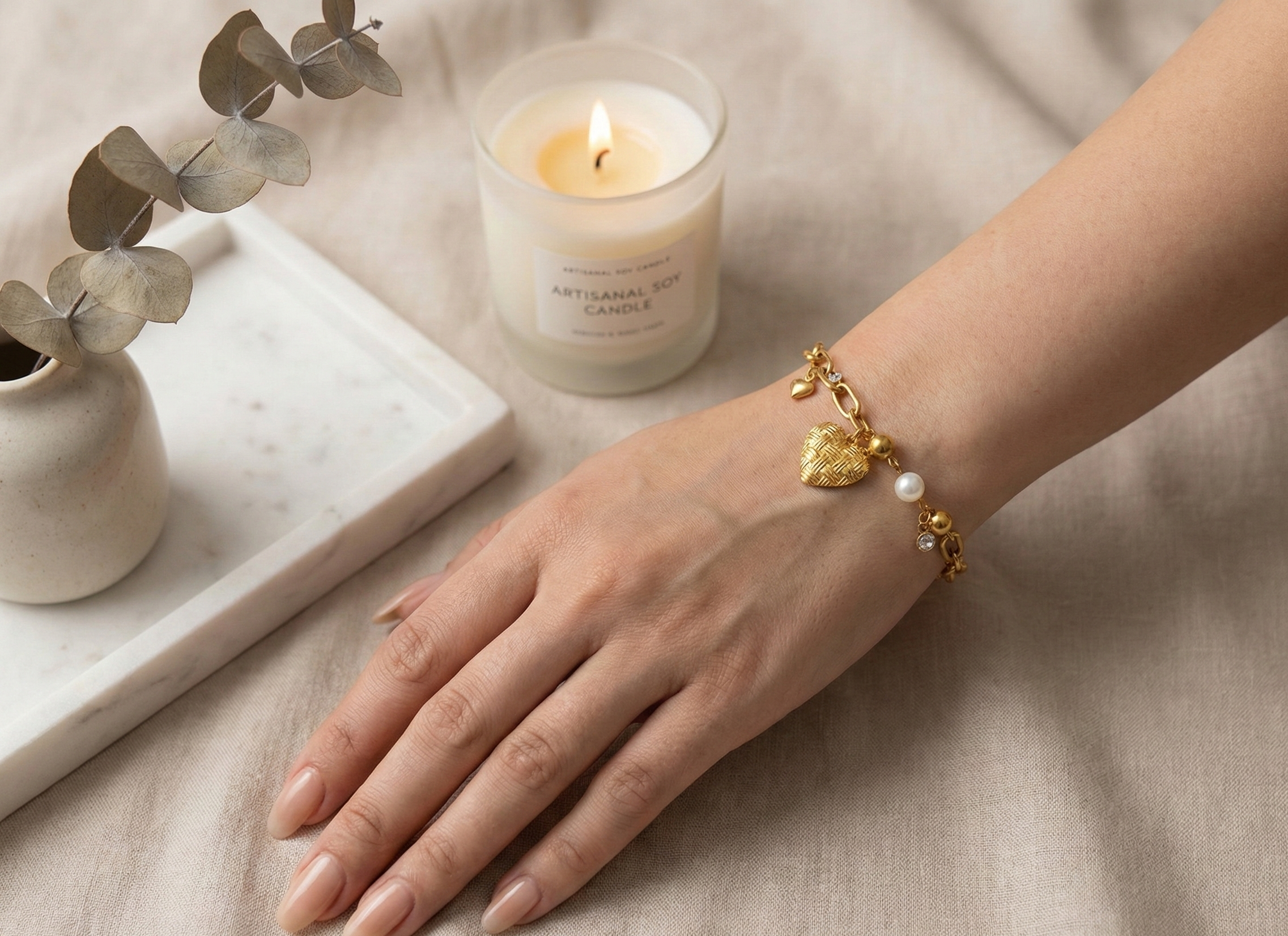 Bracciale Charm Intreccio d'Amore