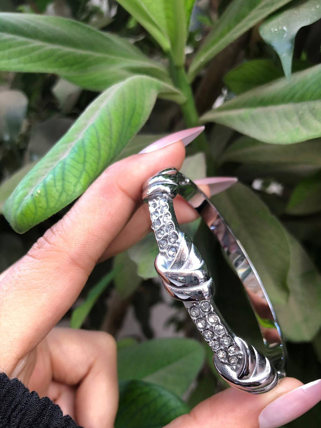 Bracciale Rigido Diamond Twist