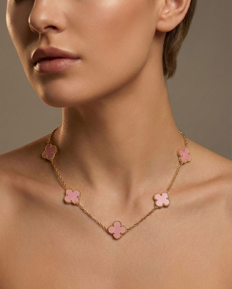 Collana Felicia Rosa