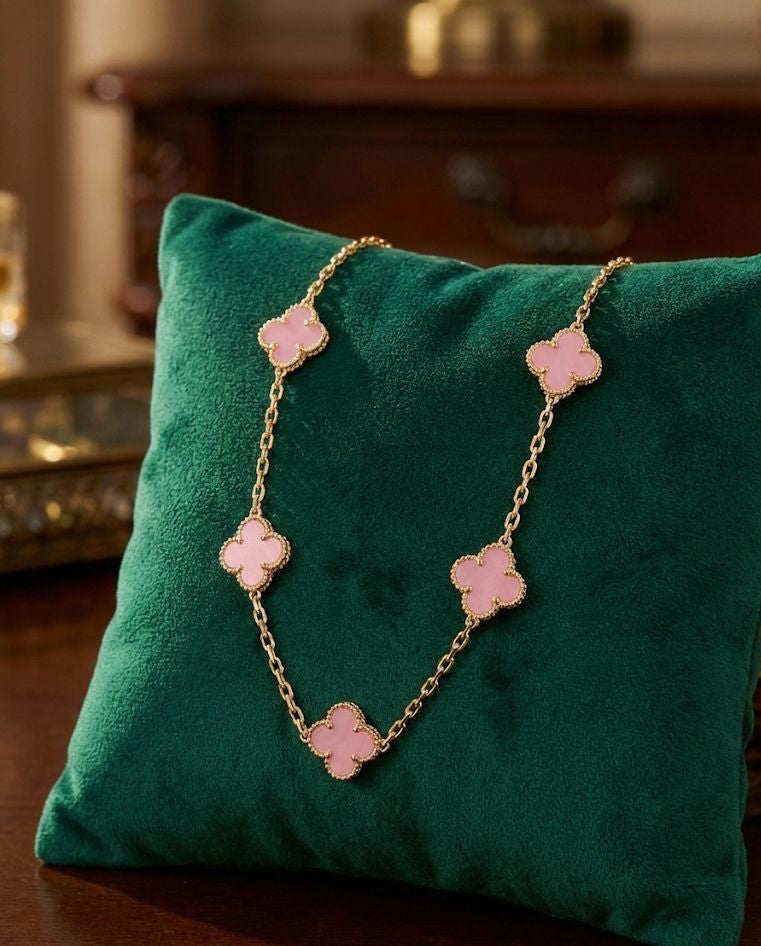 Collana Felicia Rosa